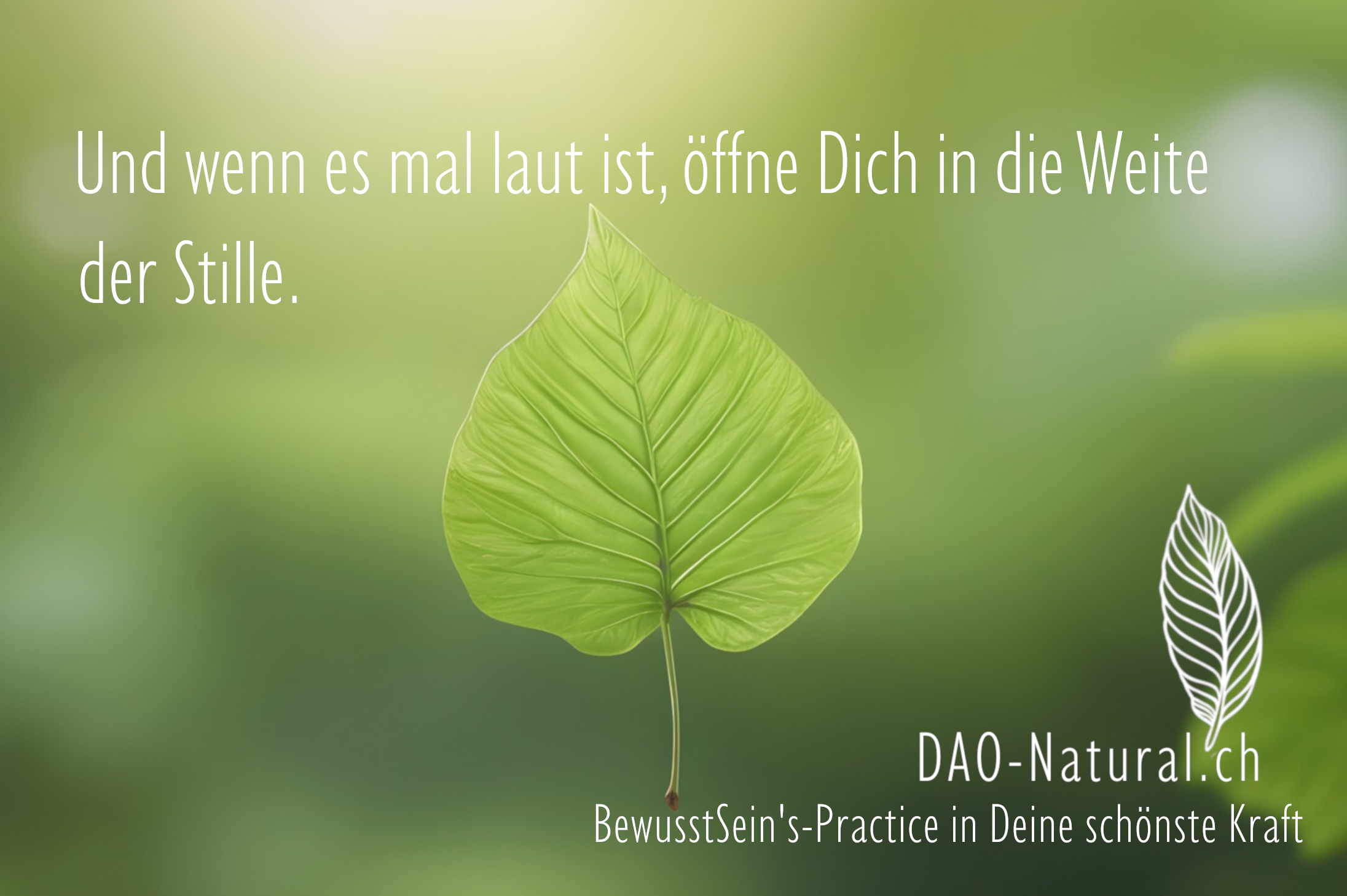 DAO-Natural Wege in Deine grösste Kraft 162